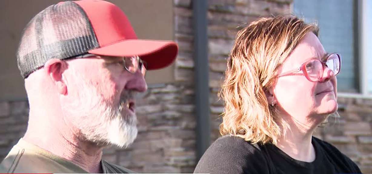 Dennis and Jesica Treadway talk to KSL on Wednesday after fire destroyed their home in West Valley City Monday. They remain grateful after many challenges.