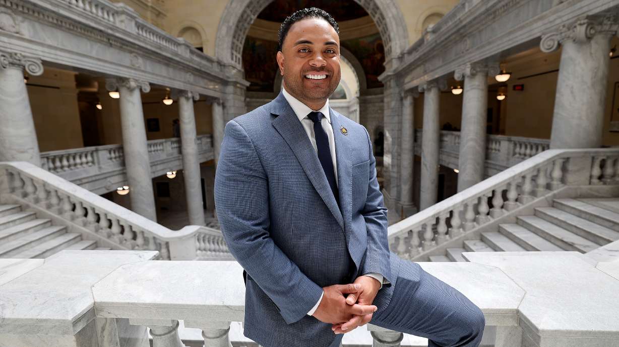 Rep. Doug Fiefia, R-Herriman, poses for a portrait at the Capitol in Salt Lake City on Wednesday.