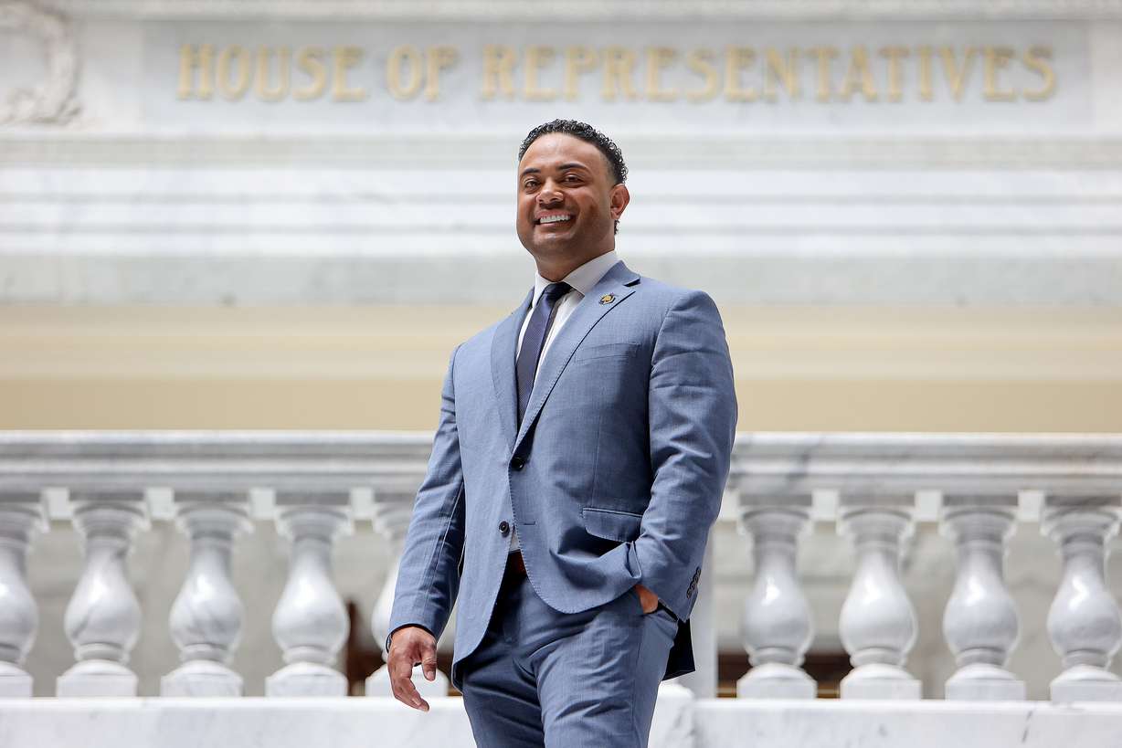 Rep. Doug Fiefia, R-Herriman, poses for a portrait at the Capitol in Salt Lake City on Wednesday.