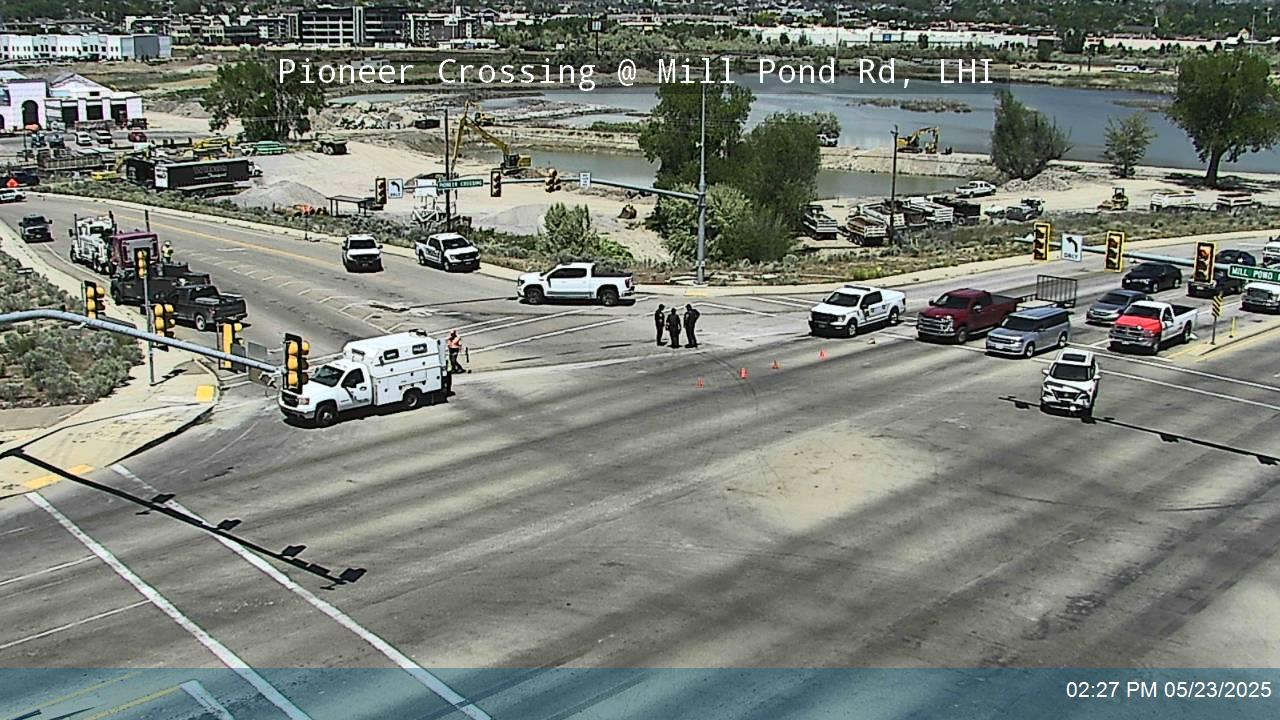Cement truck collides with multiple vehicles, snarling traffic on Pioneer Crossing