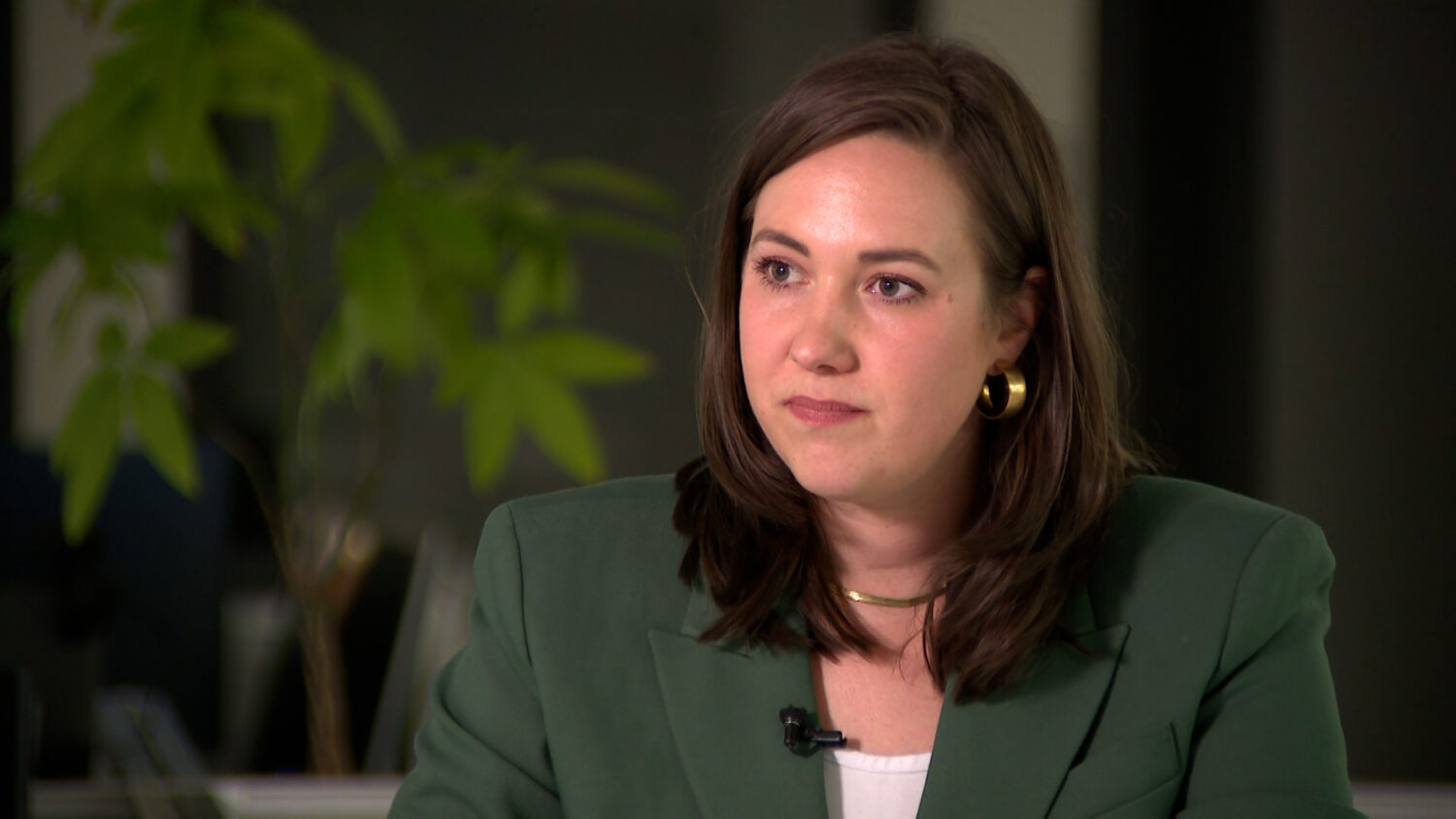 Danielle Leavitt speaks with KSL-TV on Friday in Salt Lake City.