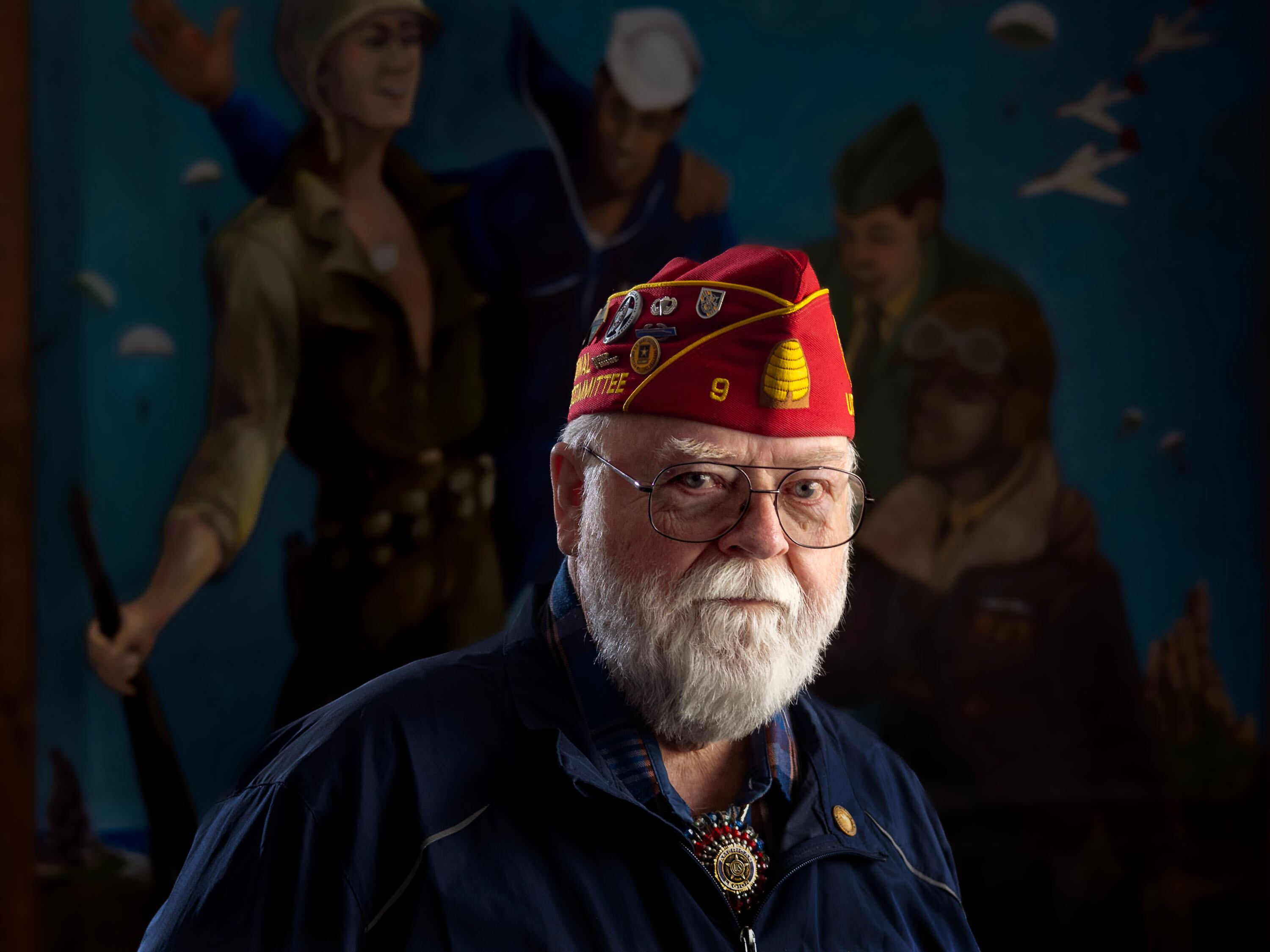 Terry Schow, retired executive director at the Utah Department of Veterans Affairs, is pictured at the American Legion Post No. 9 in Ogden on May 15. He has made it his life's work to help fellow veterans.