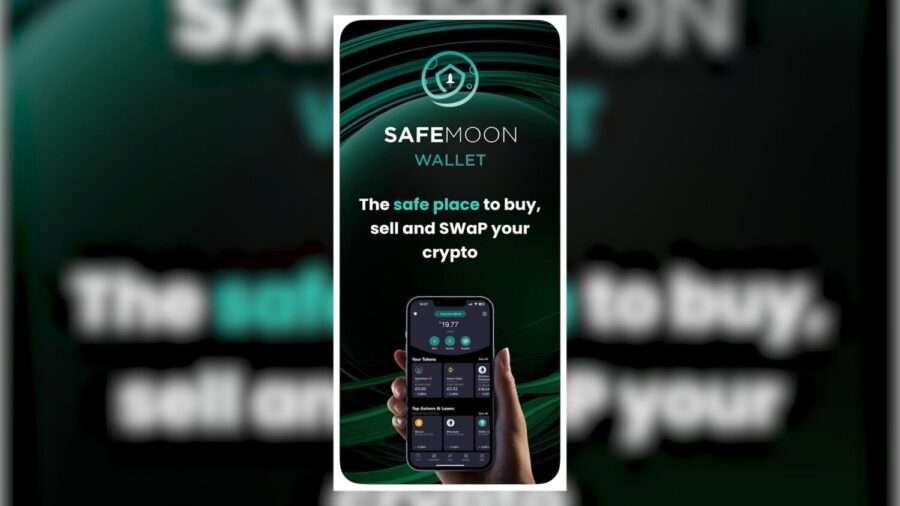 The logo for SafeMoon is pictured.