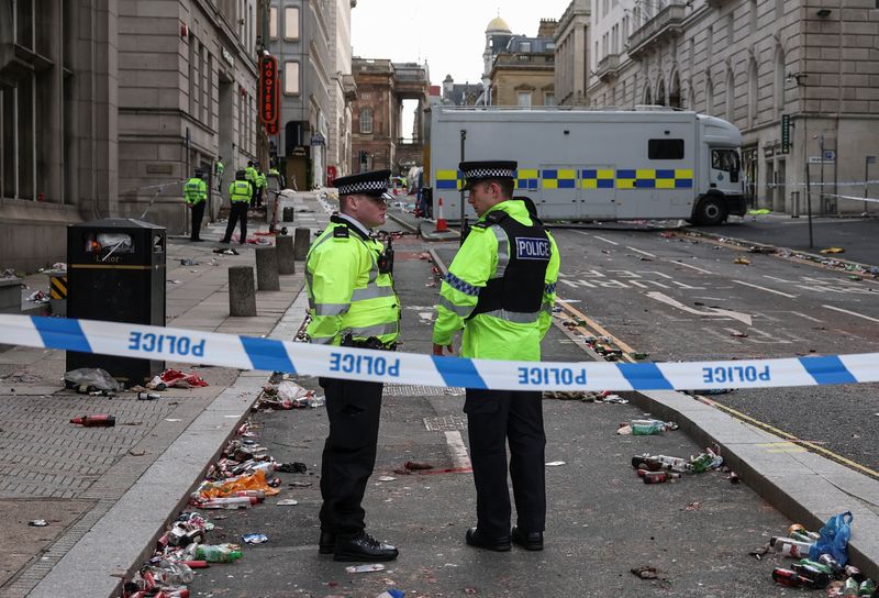 Man arrested on suspicion of attempted murder after Liverpool parade crash