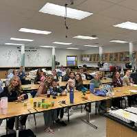 Idaho high school seniors bring kids to school as a prank