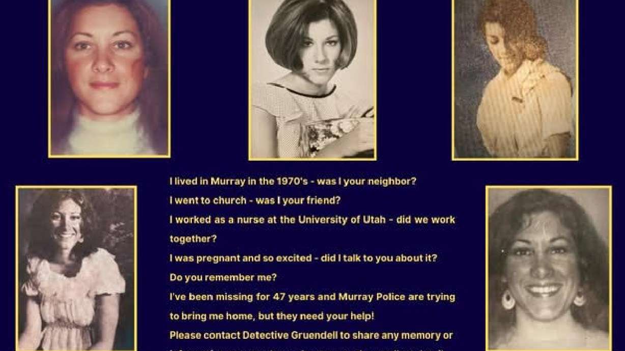 Murray police have reopened a nearly 47-year-old missing person case. Linda Hanoian Peterson, 29, disappeared in 1978 after telling her husband she was going on a road trip.