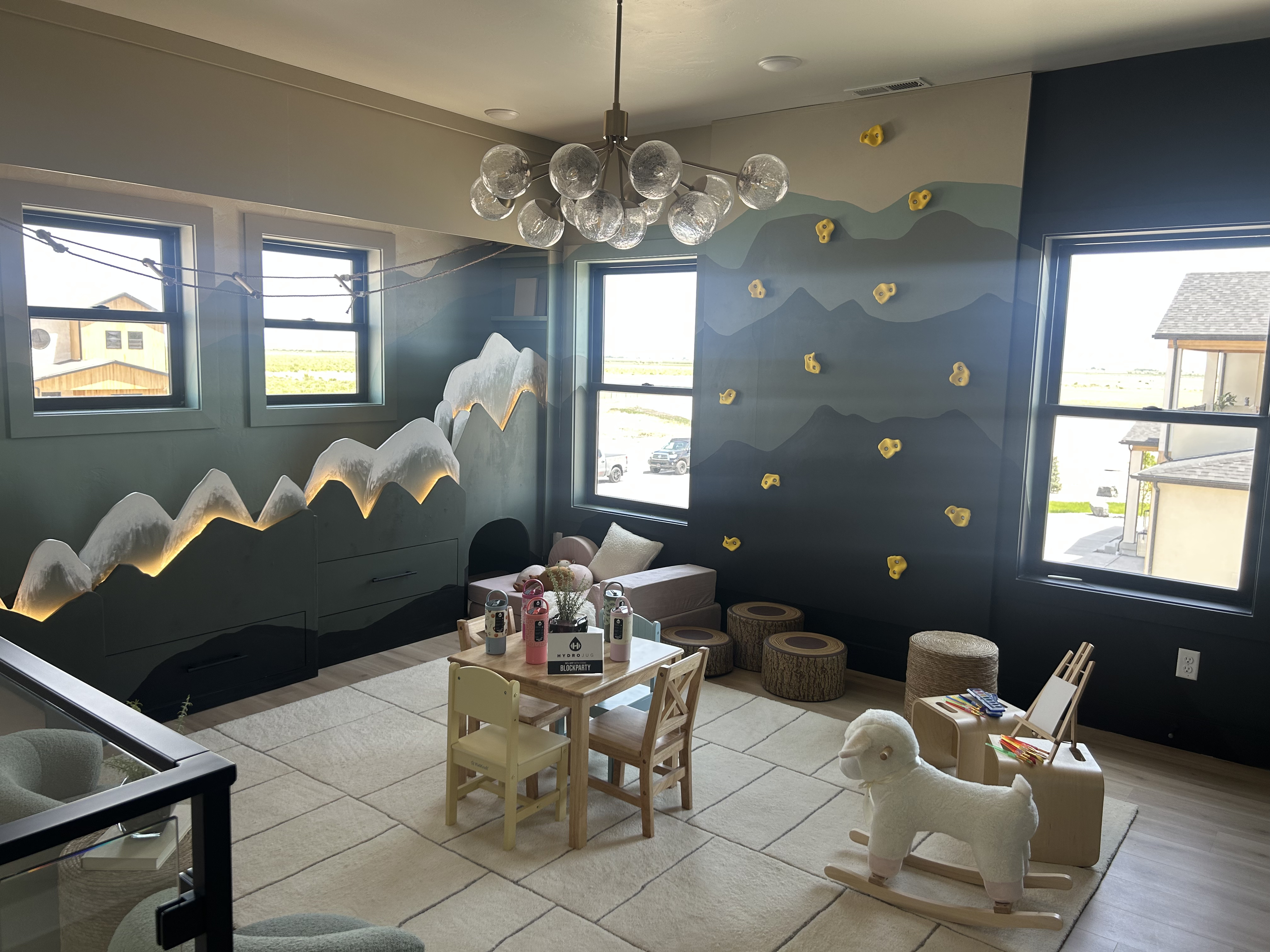The winning space, a kid's playroom, of the 48-hour challenge on HGTV's "Rock the Block."
