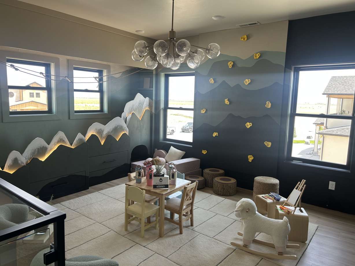 The winning space, a kid's playroom, of the 48-hour challenge on HGTV's "Rock the Block."