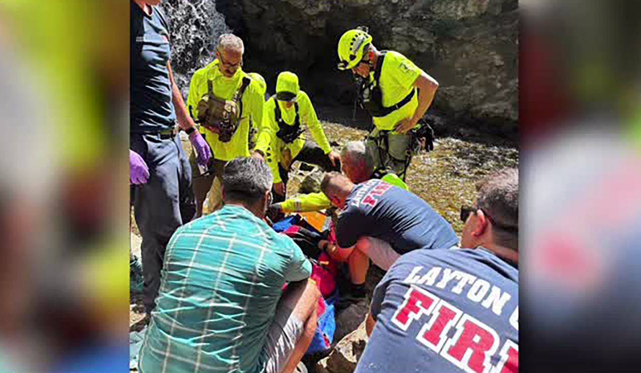 Right place, right time: Nurse helps man who fell 20 feet in Adams Canyon