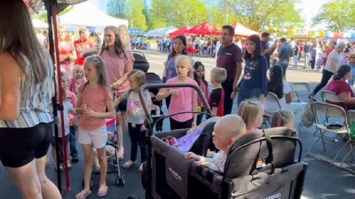 Crowds gather at a free health fair put on by the Alliance Community Services and University of Utah Health Plans in 2024. The groups are hosting another free health fair on Saturday.