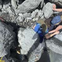 700-pound boulder pins Alaska man face-down in glacier creek for 3 hours