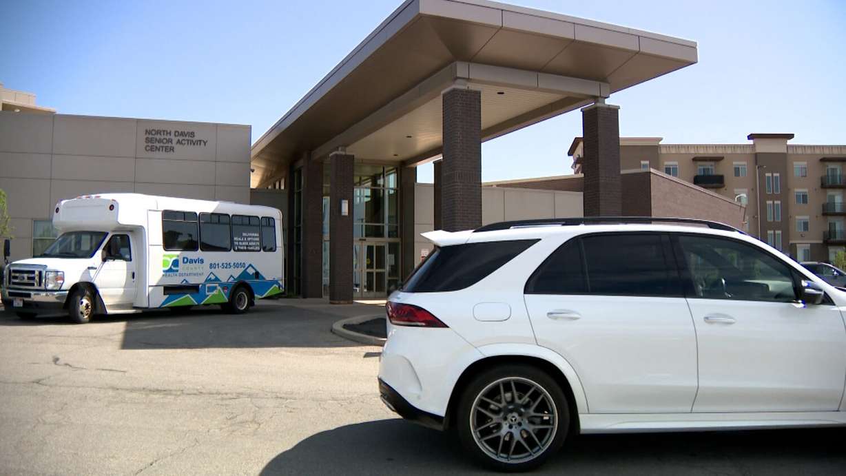 The North Davis Senior Center in Clearfield, shown here Thursday, is one of three places from which Meals on Wheels distributes about 300 meals a day, five days a week. The other county-operated senior centers are in Kaysville and Bountiful.