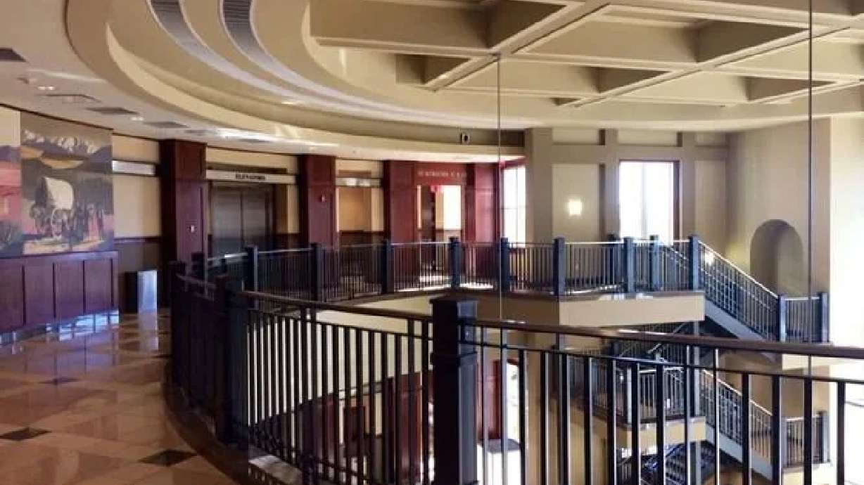 The second floor of 5th District Court in St. George. A southern Utah business owner has been sentenced to federal prison for tax evasion.