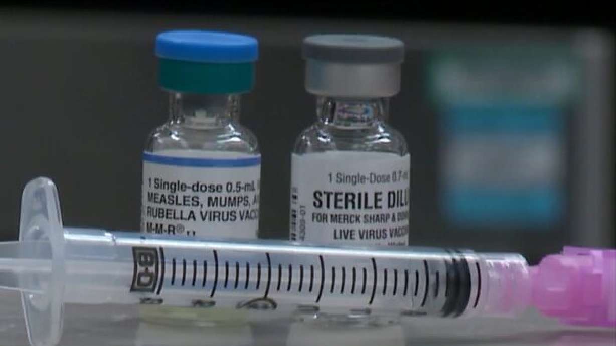 Positive measles cases were identified at two schools in Heber City, health officials warned on Tuesday.