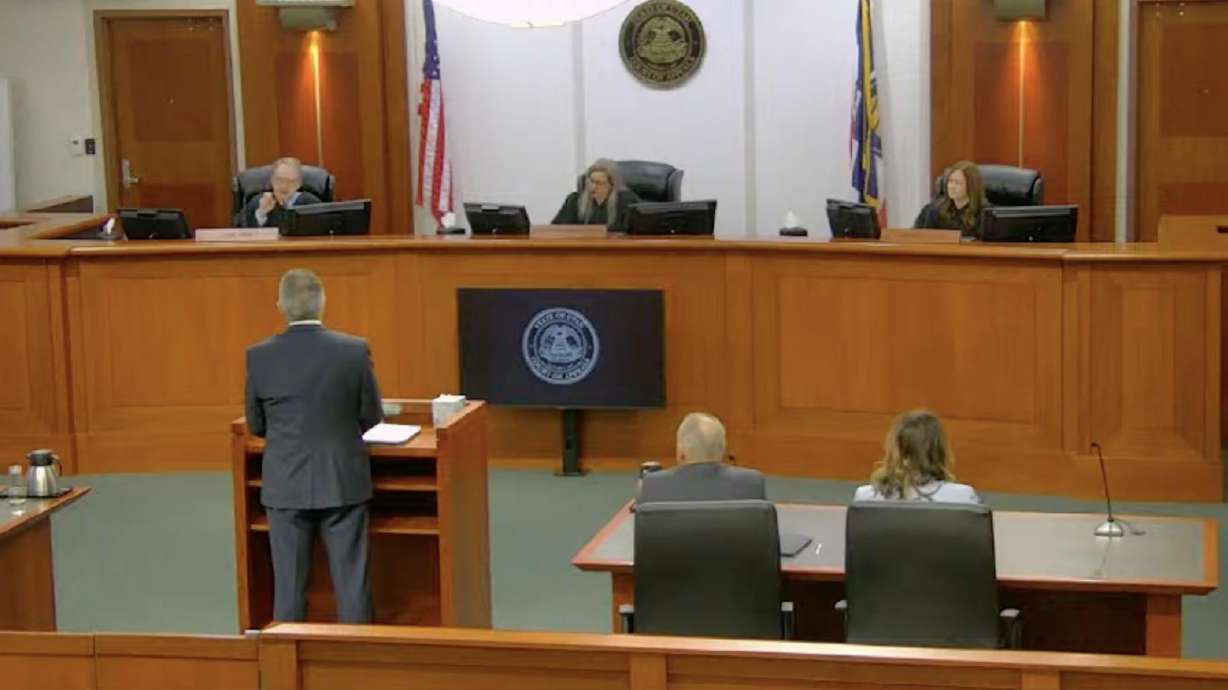 An attorney representing two other attorneys accused of citing cases inaccurately in a petition to the Utah Court of Appeals due to the use of AI argues in a hearing on April 22. The appellate court ordered sanctions for the attorneys.