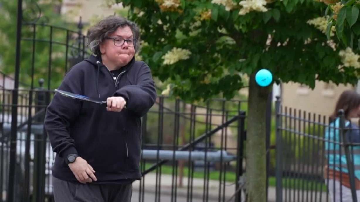 Betsy Fischer struggled with so much anxiety that she rarely left her home. Now, in part because of a pickleball class, she says you couldn't tell she is living with mental illness.