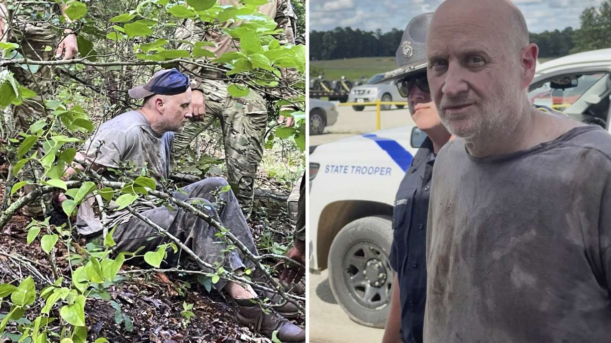 Escaped inmate Grant Hardin, an ex-police chief and convicted killer, was recaptured by Arkansas law enforcement officers and the U.S. Border Patrol, Friday, about 1.5 miles northwest of Calico Rock prison.