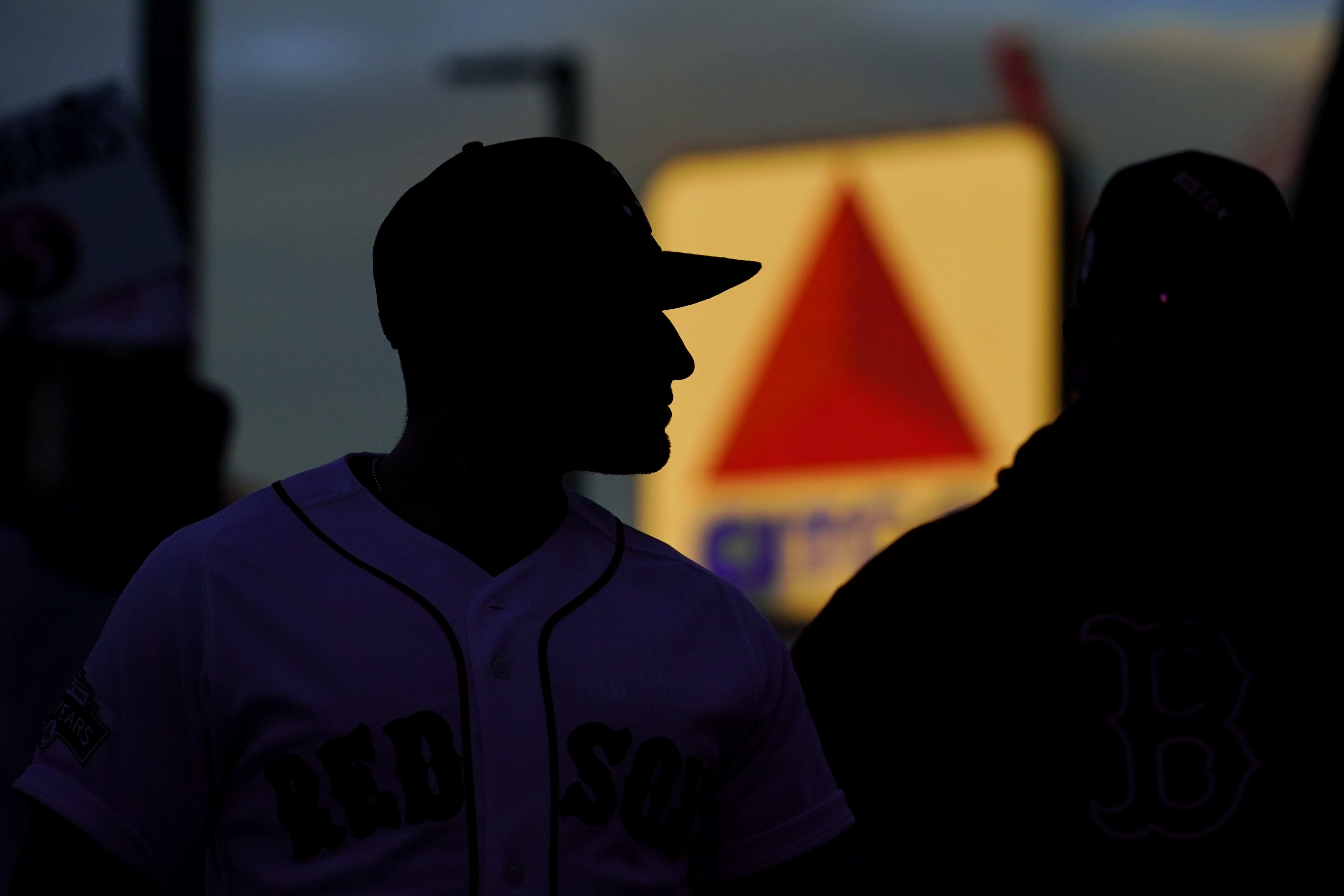 FILE-Fans arrive at Fenway Park in this, Oct. 19, 2021 file photo, in Boston. 