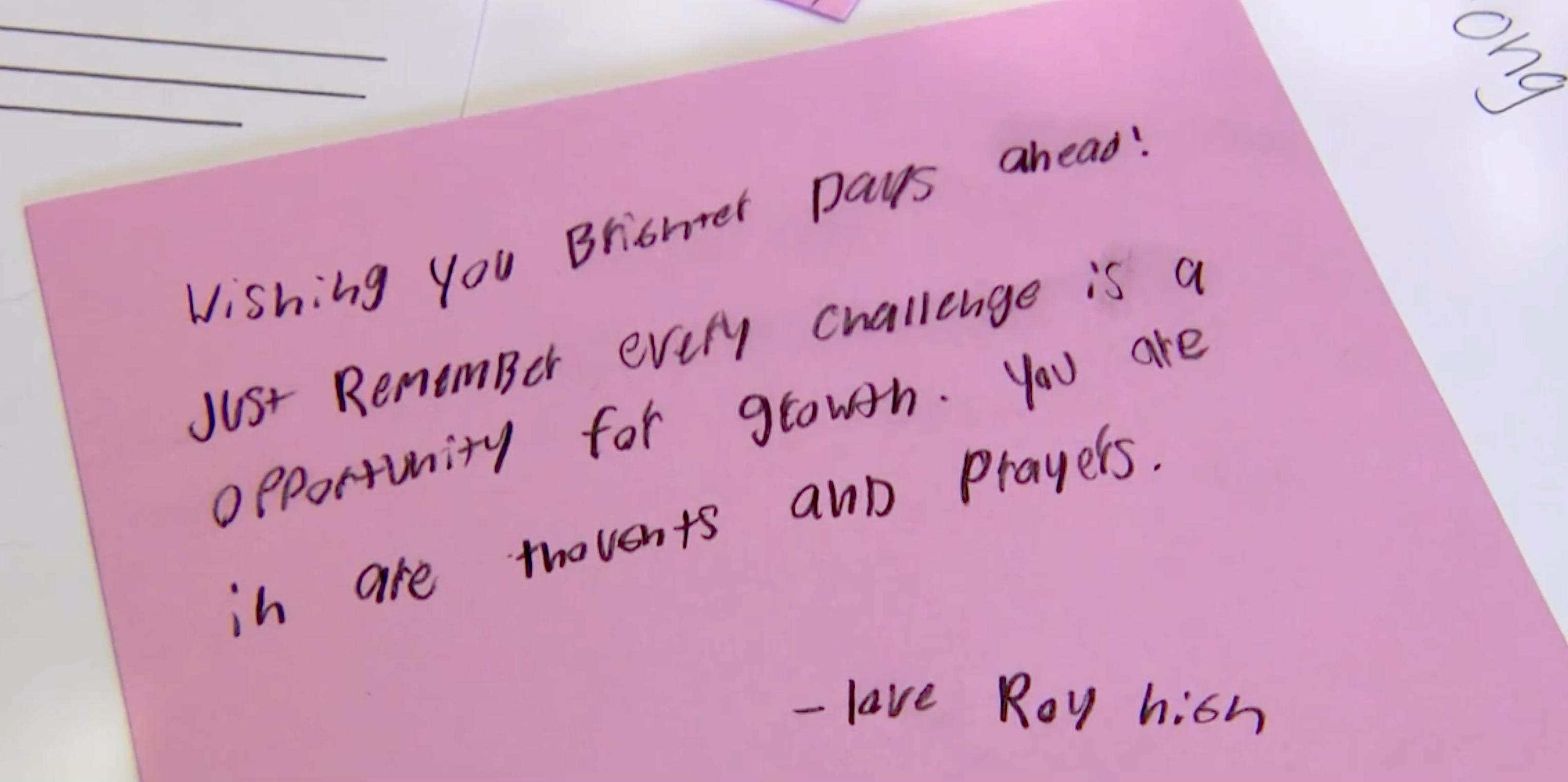 Roy High School students deliver hope to cancer patients one bouquet at a time