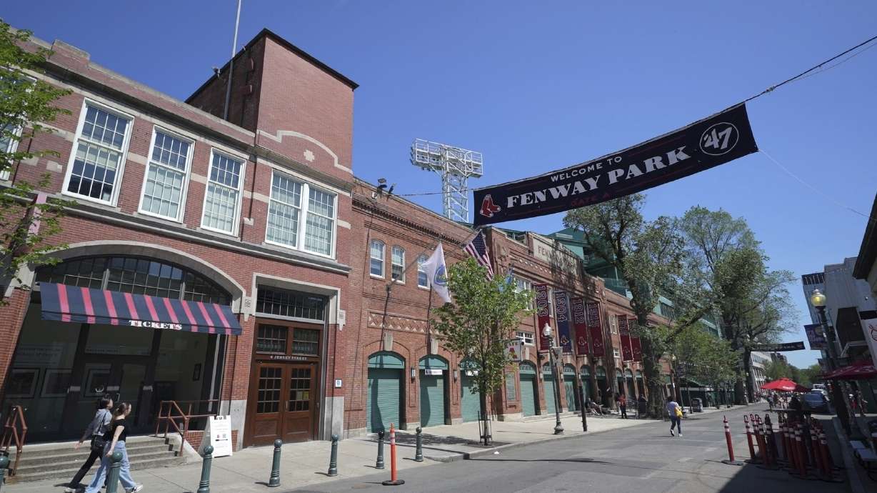 -Fenway Park is seen Tuesday, June 3, 2025, in Boston.