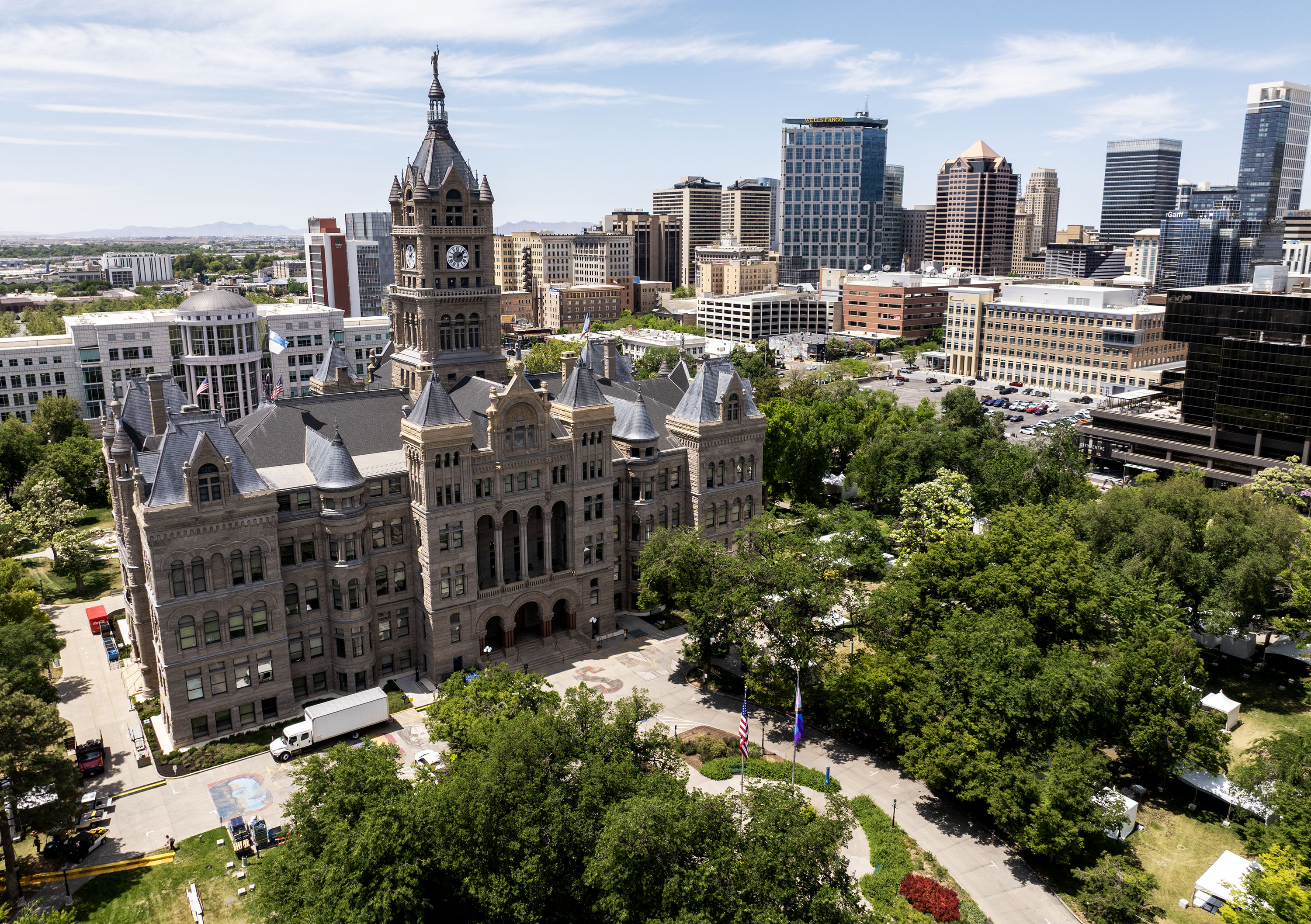 The Salt Lake City-County Building in Salt Lake City is pictured on June 4. Members of the Salt Lake City Council approved the city's 2026 fiscal year budget on Tuesday.