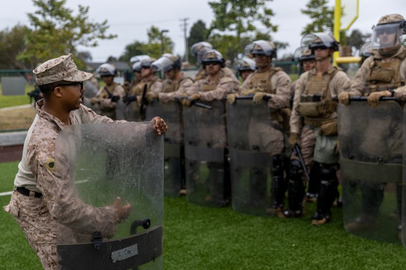 Marines to deploy on LA streets within two days with authority to detain civilians