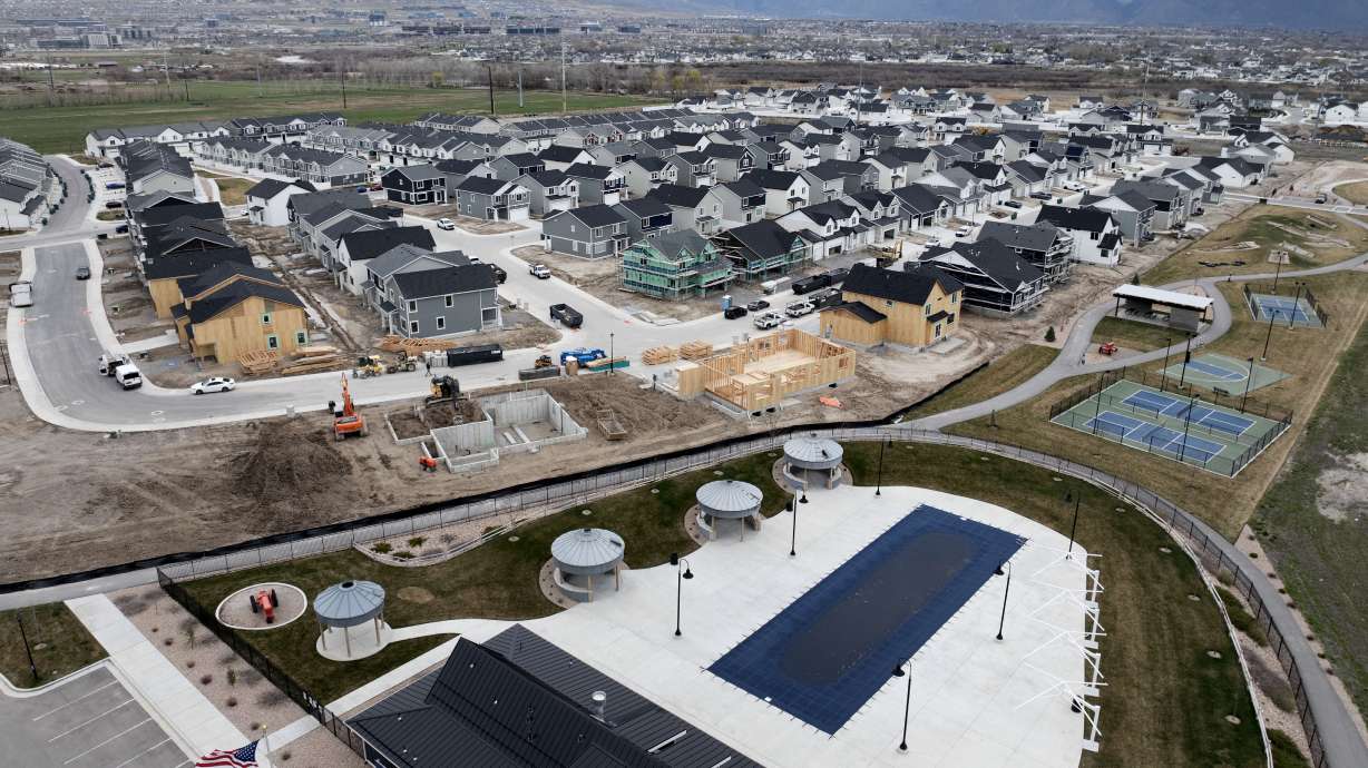 New homes in the Cold Spring Ranch in Lehi on March 28, 2024. "Sold on SLC," a reality show centered around the Wasatch Front's competitive real estate market, wasn't renewed, one of its stars announced on social media.