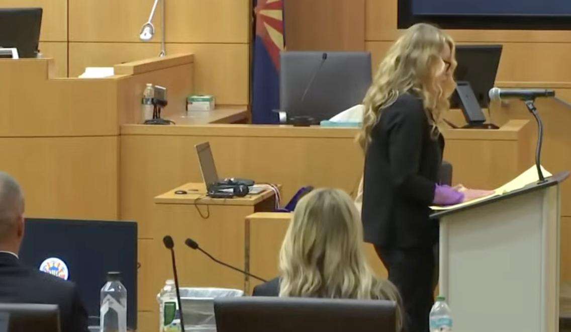 Lori Vallow Daybell gives closing arguments in her third jury trial on Wednesday. She is charged with conspiracy to commit murder.