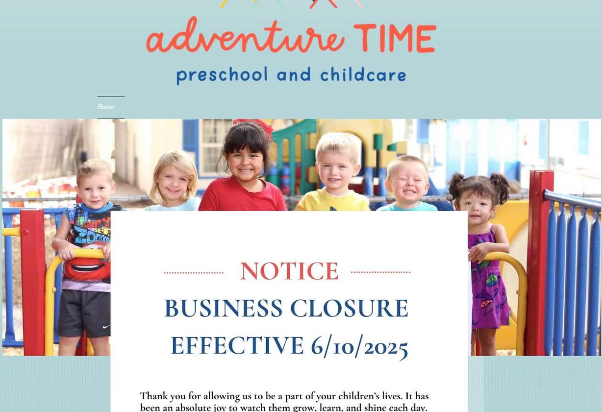 Three day care centers including Adventure Time in Provo were unexpectedly shut down on Tuesday.