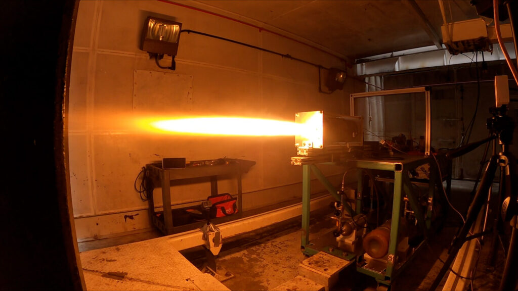 Utah State University researchers develop next generation of moon lander rocket motor