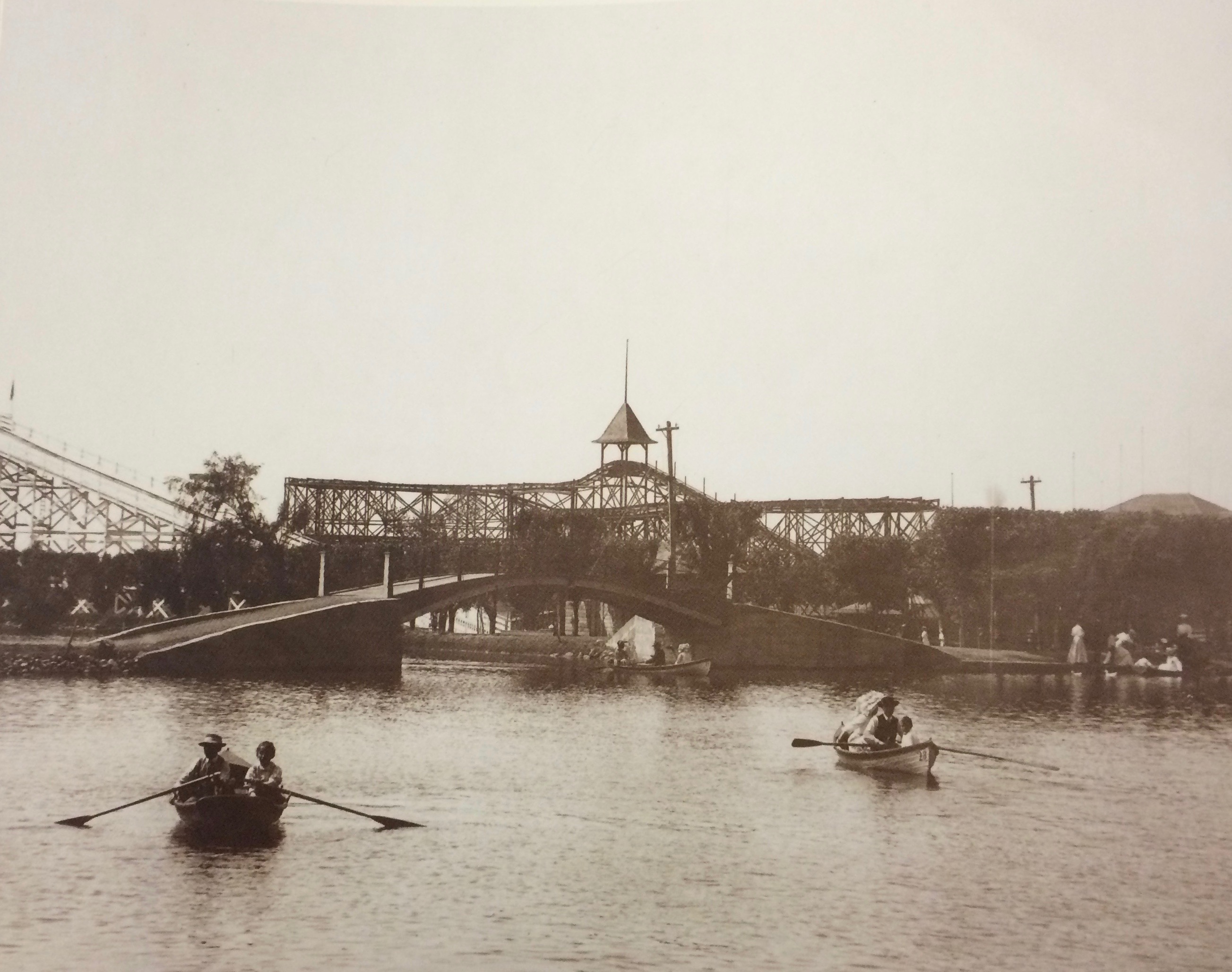 Rowboats at Lagoon in 1907.