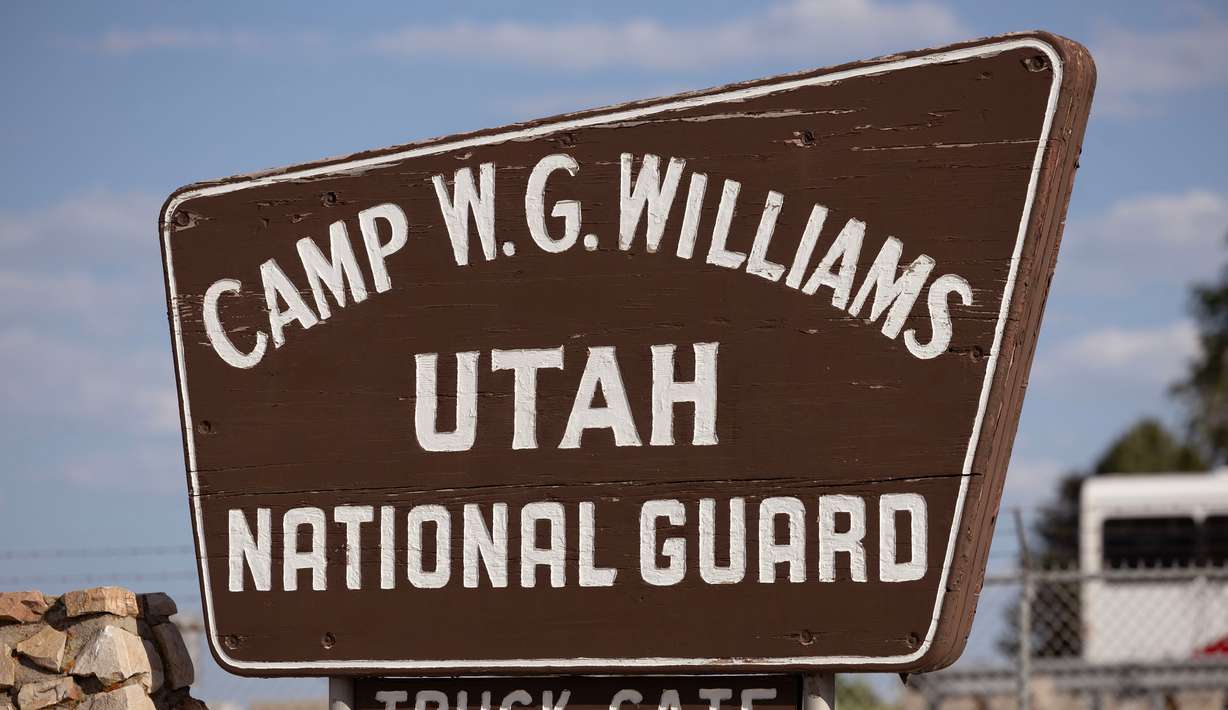 Camp Williams is pictured in Bluffdale on Thursday. The Utah National Guard is poised to ink a deal with a California-based company called Utah Energy to house a nuclear fuel enrichment processing facility on the Camp Williams property.