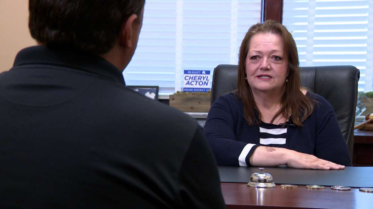 State Rep. Cheryl Acton speaks to KSL’s Matt Gephardt about legislation requiring companies doing business in Utah to give advance notice of subscription auto-renewals.
