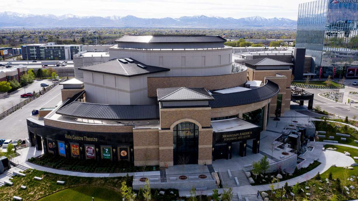 Hale Centre Theatre in Sandy pictured in a photo from 2020, the organization celebrated paying off its construction bond to the city of Sandy on Wednesday.
