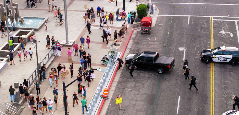 Man ordered to stand trial for shooting, killing of peaceful protester at 'No Kings' protest