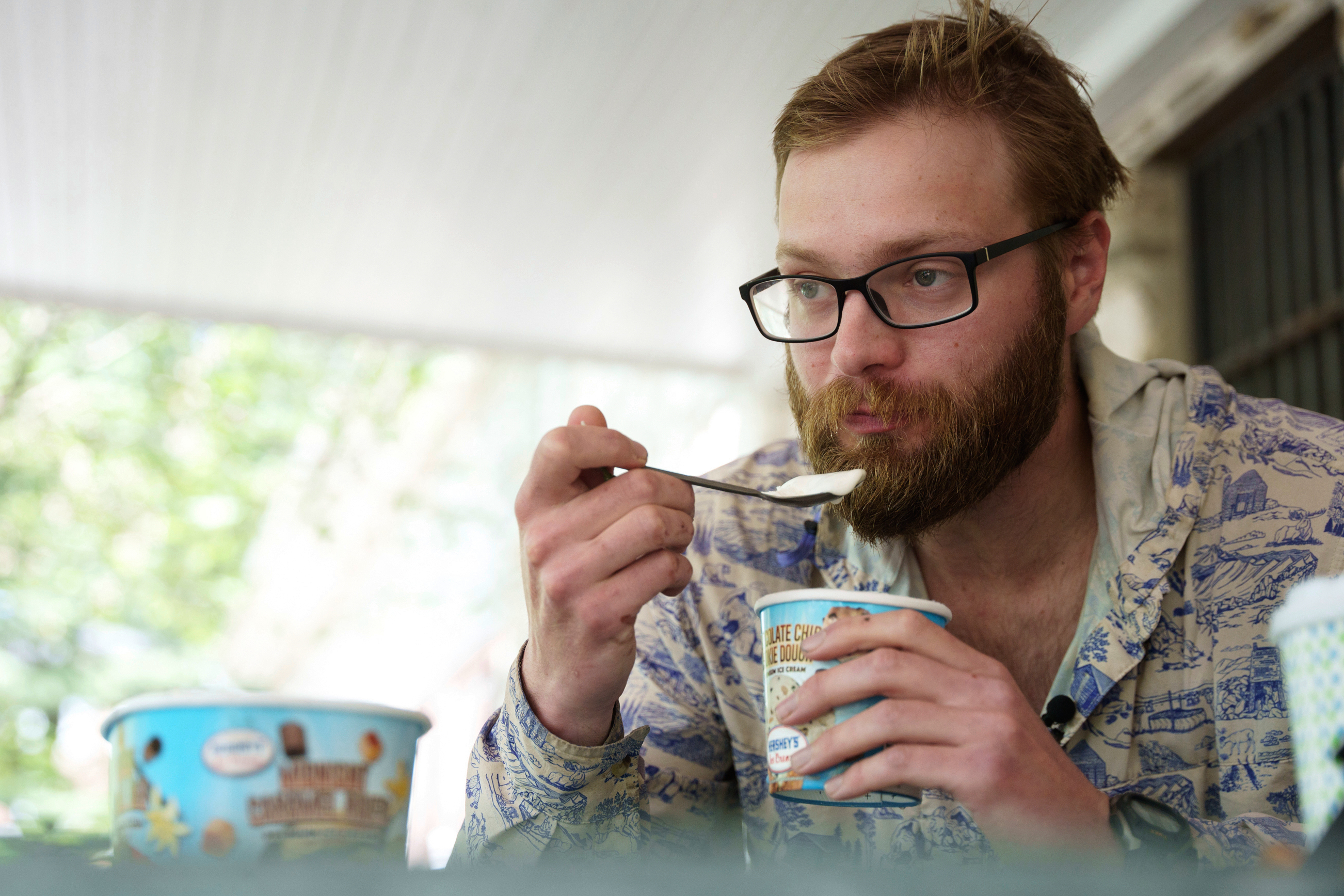 Could you eat this much ice cream after walking 1,100 miles? Some Appalachian Trail hikers try