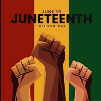 Juneteenth raised-fist imagery in city announcements sparks conservative criticism