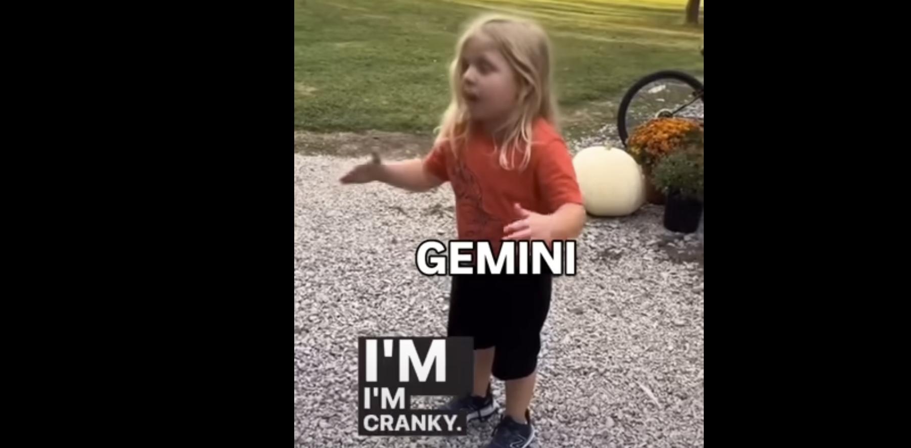 Have You Seen This? Match your behavior to a child to find out your zodiac sign