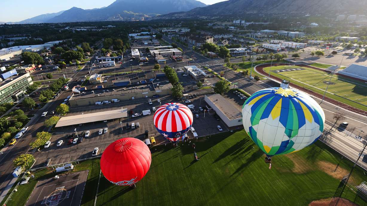 Hot air balloons take to the skies over Provo on June 30, 2017. WalletHub released a report Tuesday of the 20 best-run cities in America, with Provo in the top spot.