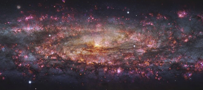 Astronomers create a stunning, elaborate map of close by galaxy in hundreds of colours