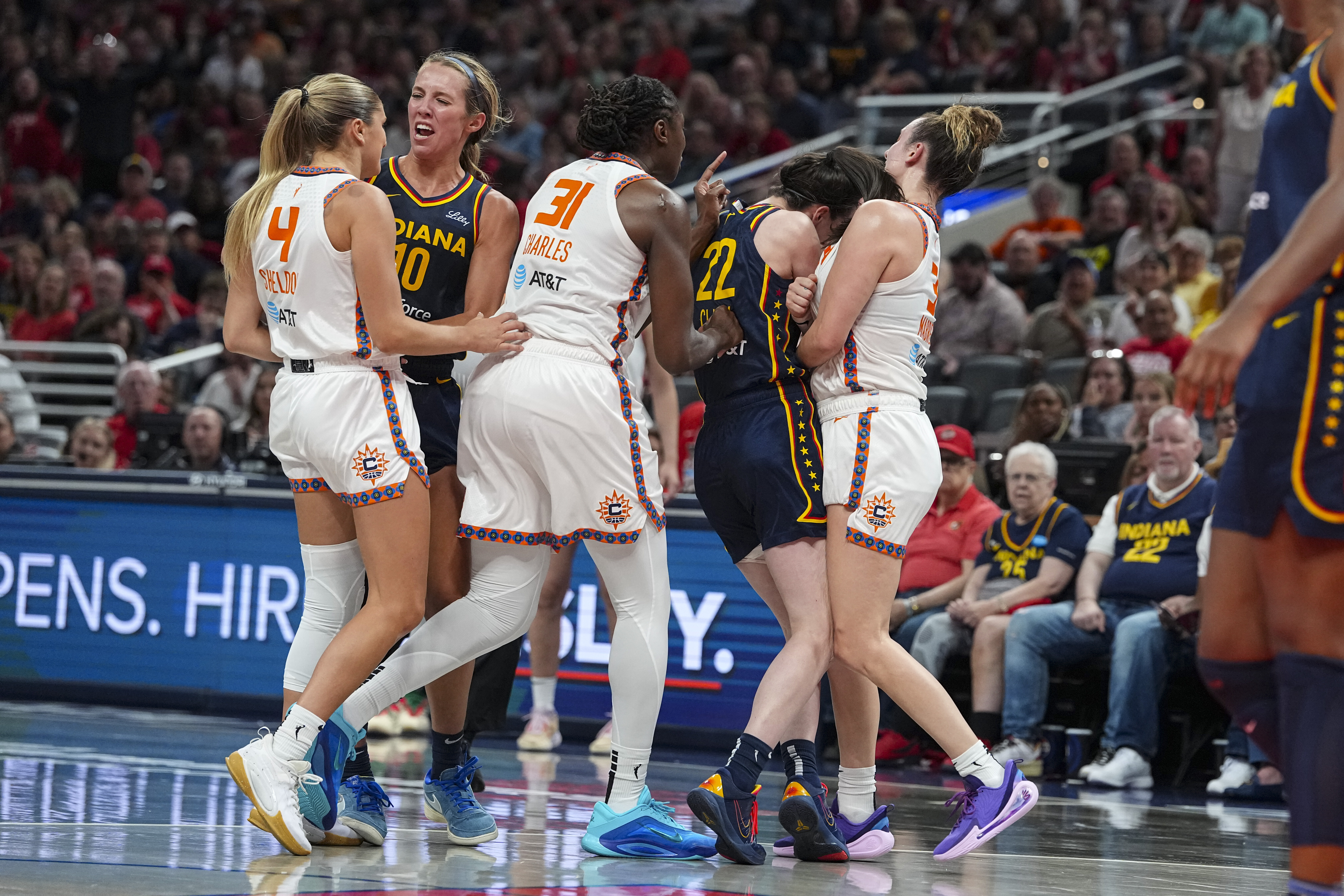 Marina Mabrey's foul on Caitlin Clark upgraded to Flagrant-2, AP source says