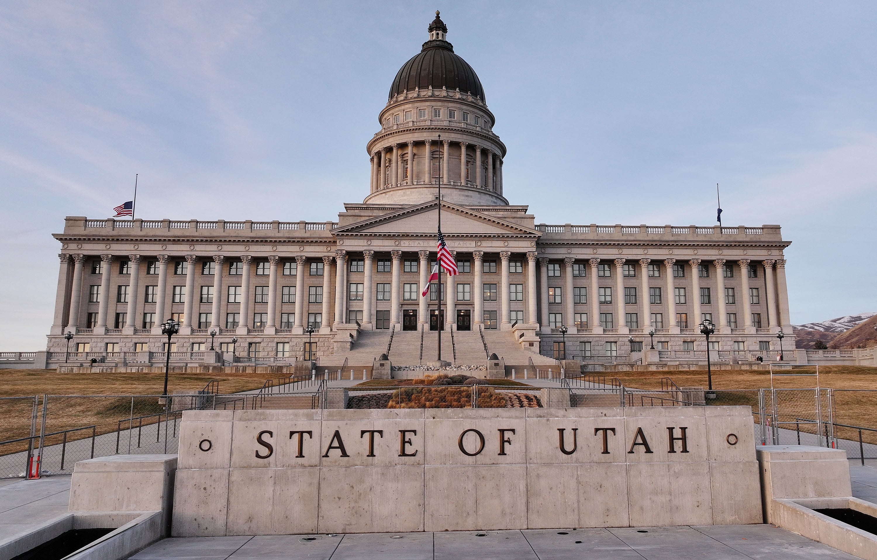 The Utah state Capitol in Salt Lake City on Jan. 2. Officials say raising the Great Salt Lake will require more help from lawmakers in the Legislature.