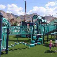 First all-abilities playground built in Helper to honor woman's late son