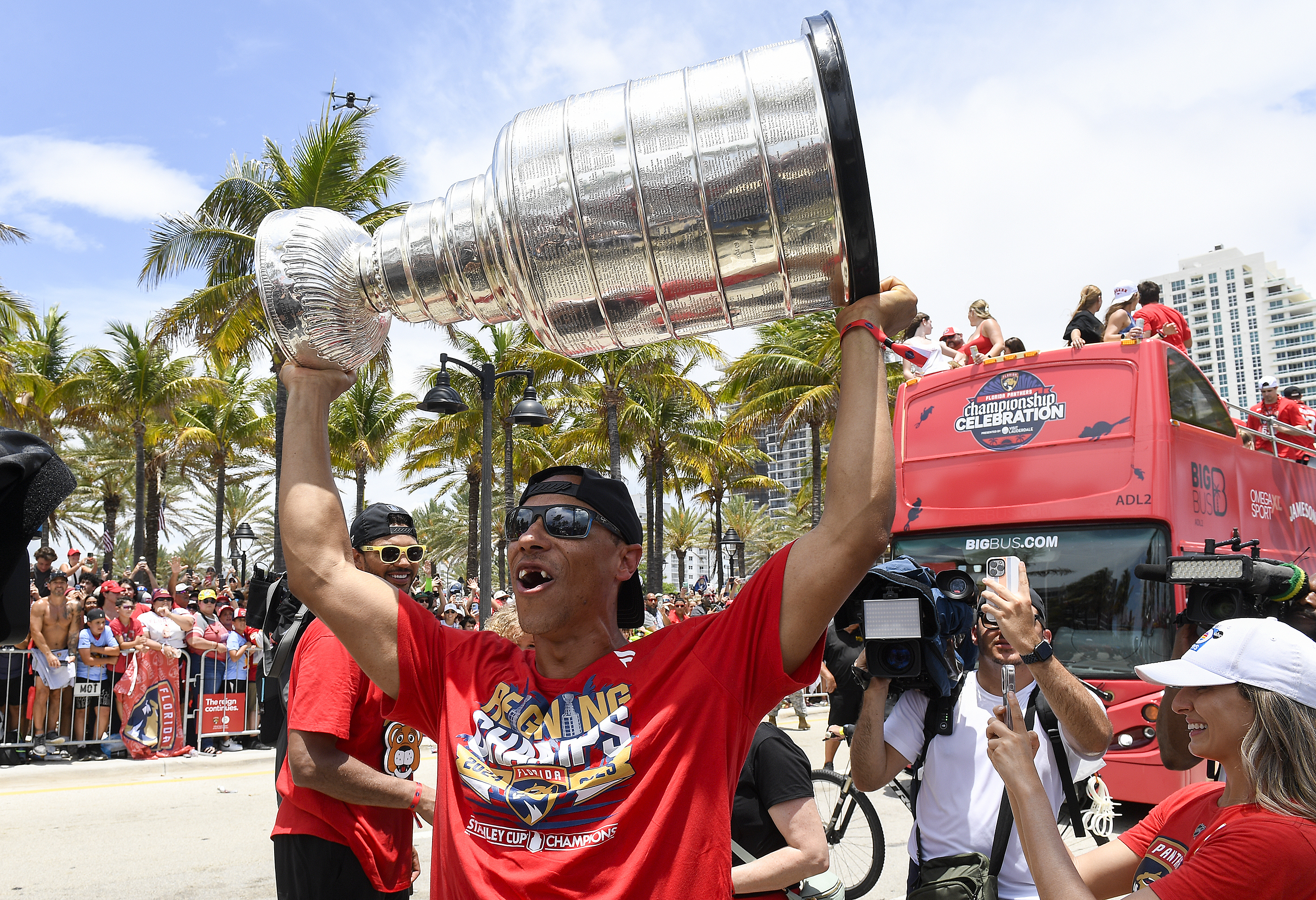 'This is amazing': Panthers celebrate 2nd consecutive Stanley Cup with another parade
