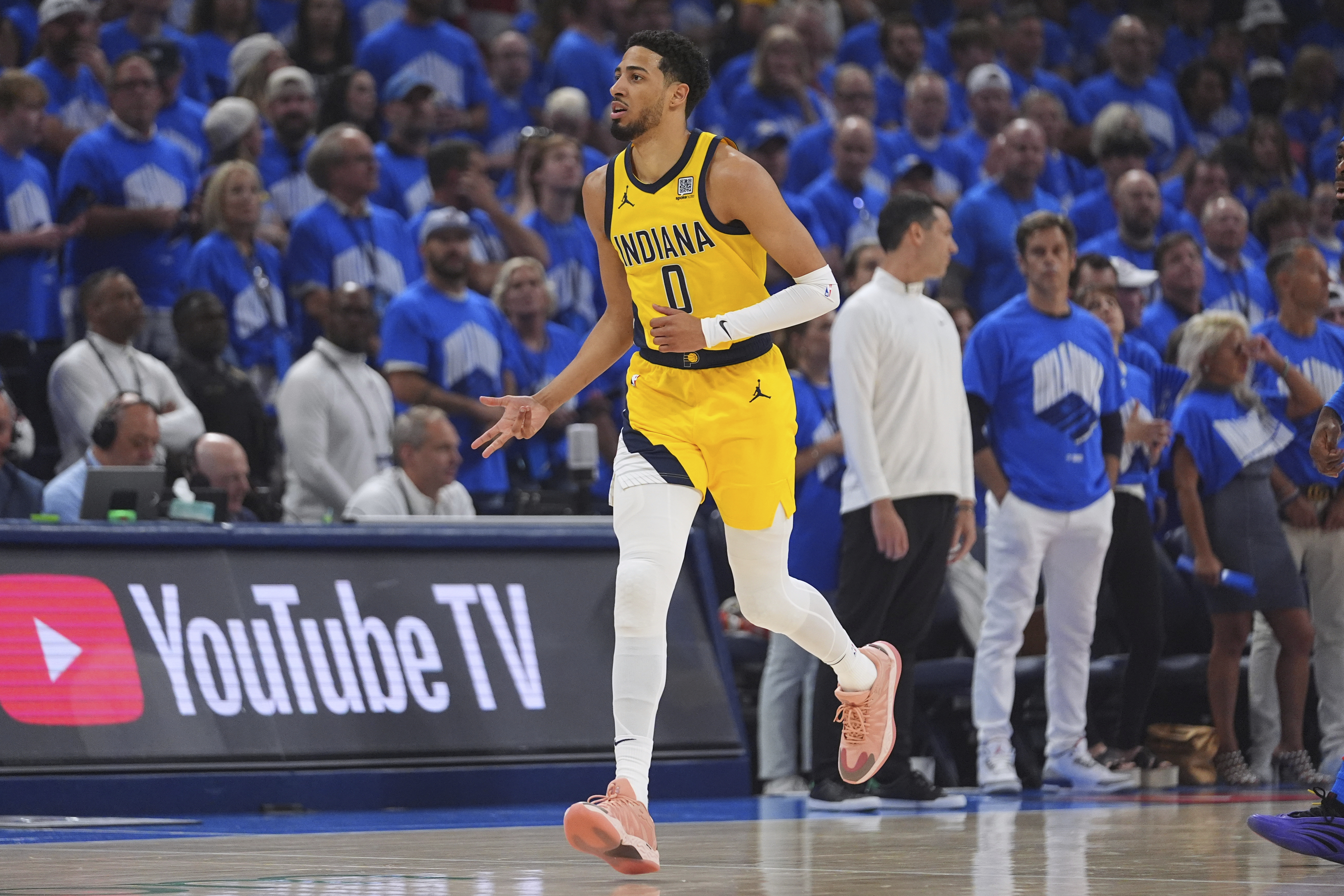 Pacers' Tyrese Haliburton suffers right leg injury in Game 7 loss. His father says it's an Achilles