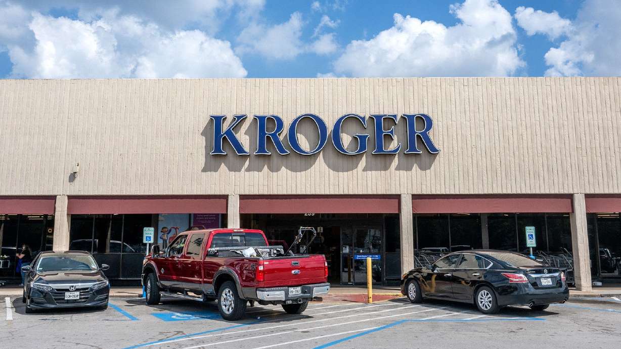 A Kroger grocery store in Houston. Roughly 60 locations are set to close over the next 18 months.