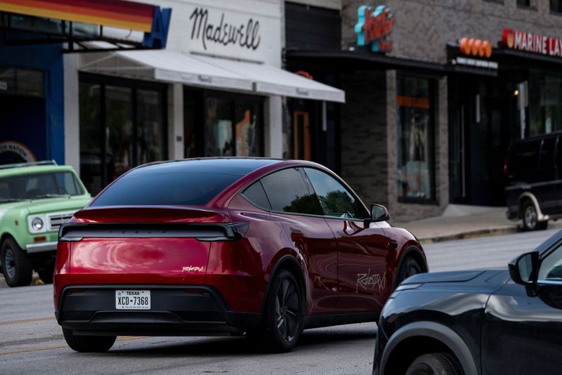 Tesla shares soar after first robotaxi rides hit the road in Austin, Texas  | KSL.com