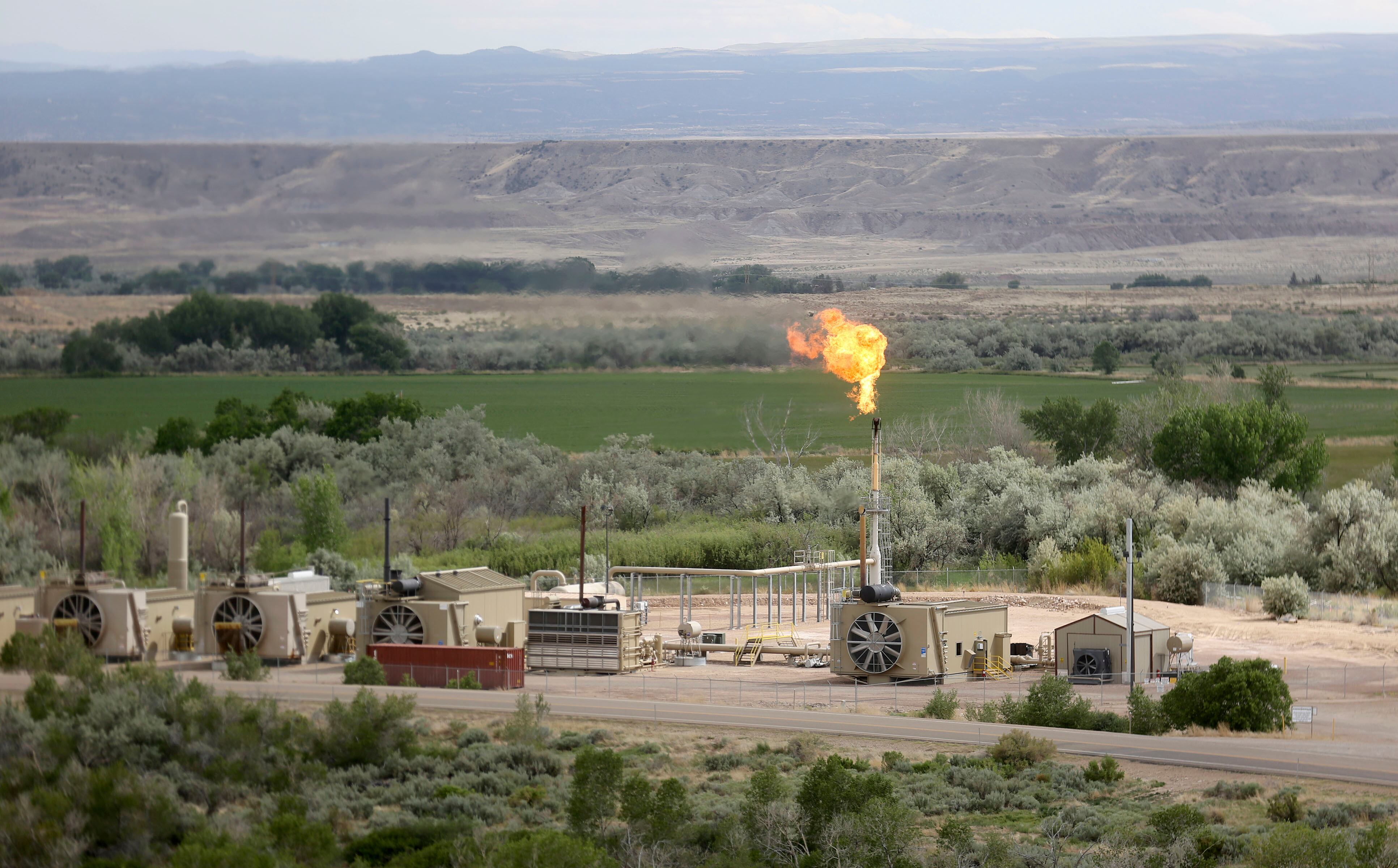 Kinder Morgan compression station, photographed on Ravola Dugway Road, near Upalco, in Duchesne County, on June 16, 2020.