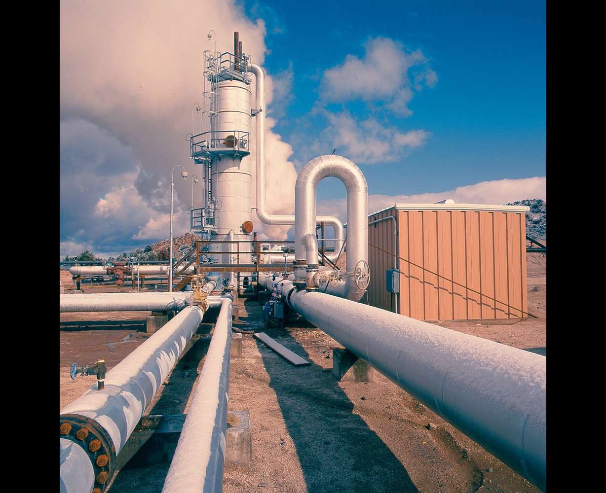 The Blundell Geothermal Power Plant is pictured in Beaver County.