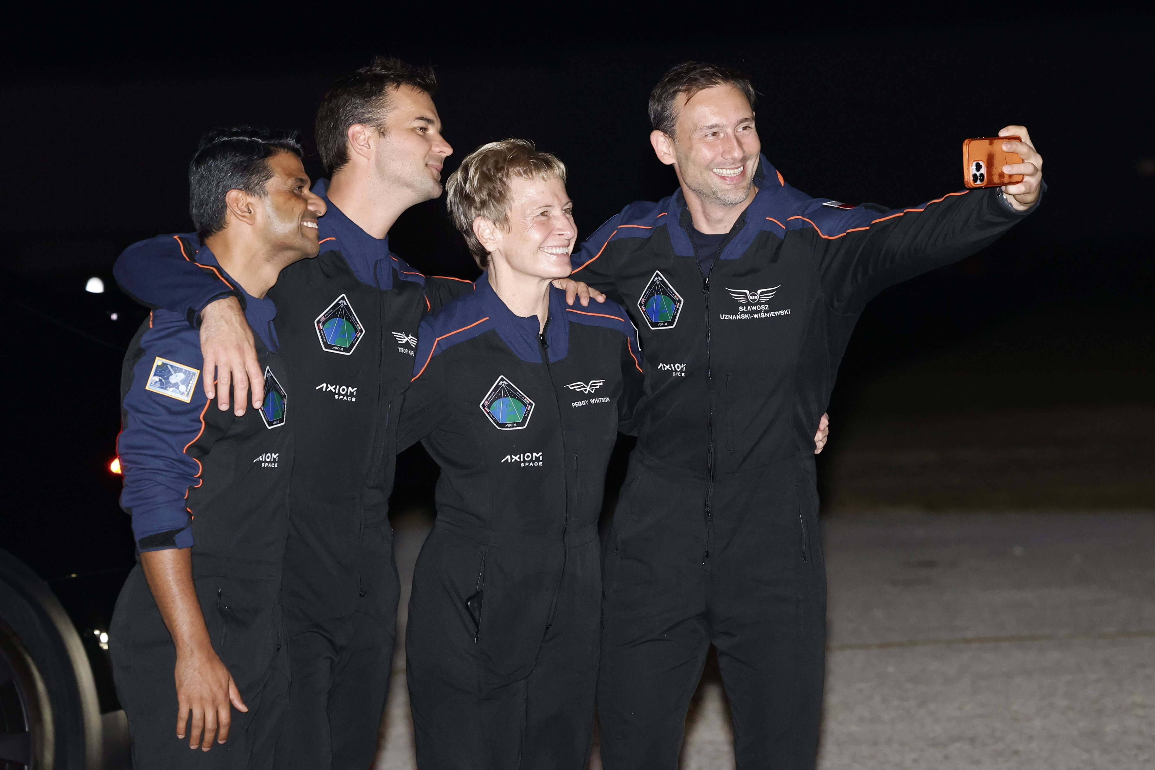 Astronauts from India, Poland and Hungary blast off on privately funded trip to the space station